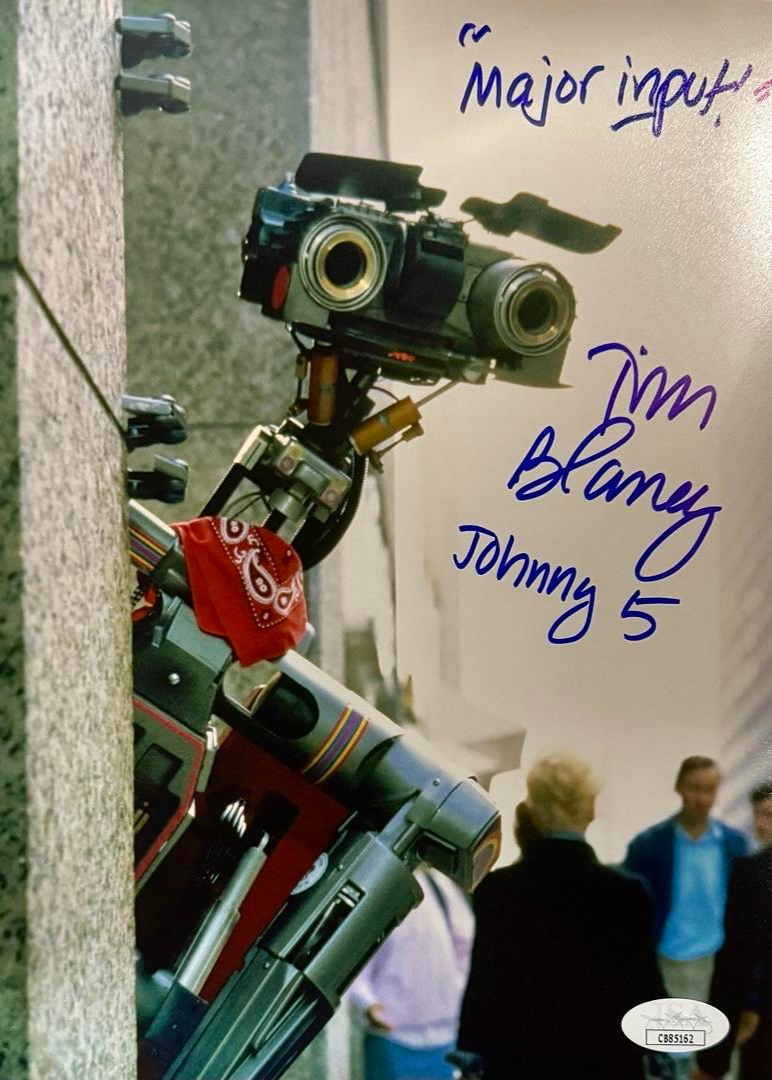 Tim Blaney Signed 8x10 Photo (Short Circuit) - JSA COA